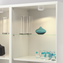 IKEA BESTÅ  (ИКЕА БЕСТО)  -  Полка стеклянная - стекло 56x36 см