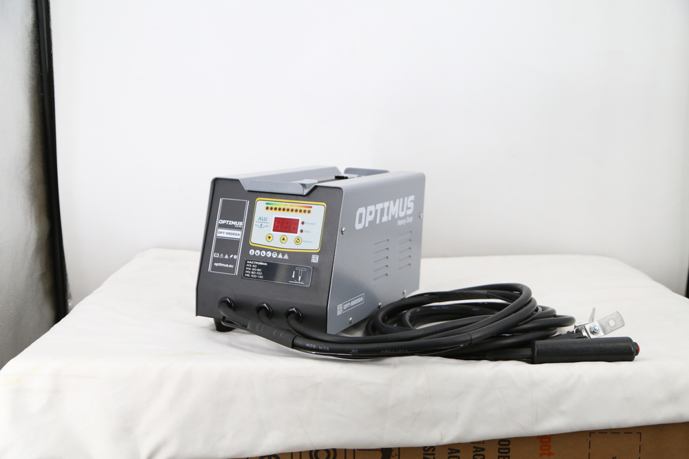 OPT-S9000A Многофункциональный споттер для точечной сварки, для работы по алюминию, 220В, сварочный ток 9000A