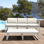 Комплект пластиковой мебели Siesta Contract Mykonos XL, белый, бежевый