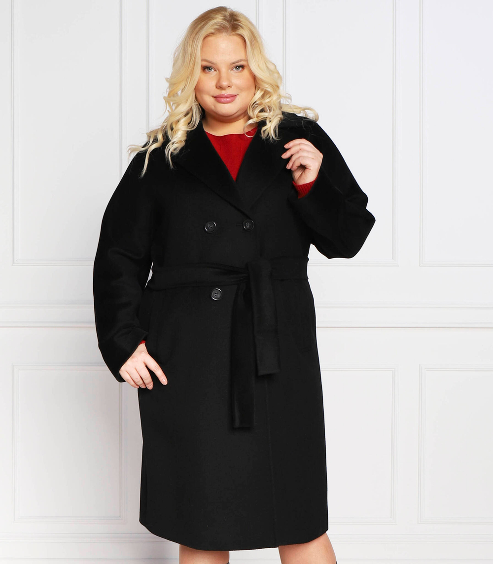 Хлопковое пальто tarina plus size Persona by Marina Rinaldi - черный(1014032)