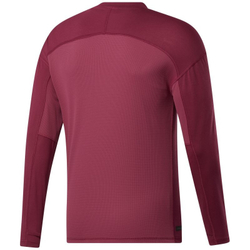 Мужская теннисная футболка теннисная Reebok Les Millis LS Tee M - Розовый