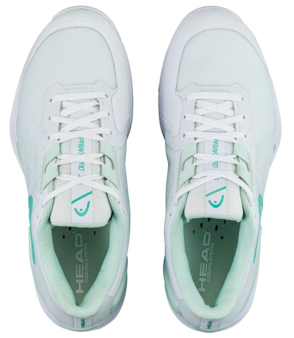 Женские теннисные кроссовки Head Sprint Pro 3.5 Clay - white/aqua