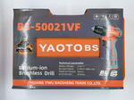 Дрель-шуруповерт YAOTO BS-50021VF, От аккумулятора, 18 В, 55 Нм, 2 АКБ