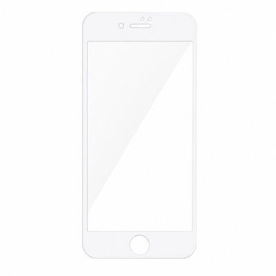 Защитное стекло OG для Apple iPhone 6/6S, Белая рамка