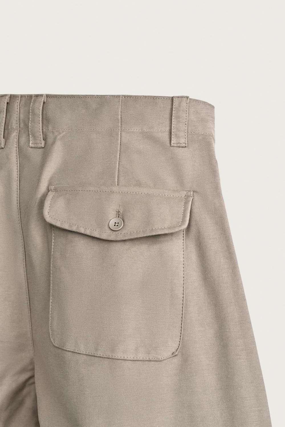 ZARA БРЮКИ BALLOON FIT, СЕРО-КОРИЧНЕВЫЙ
