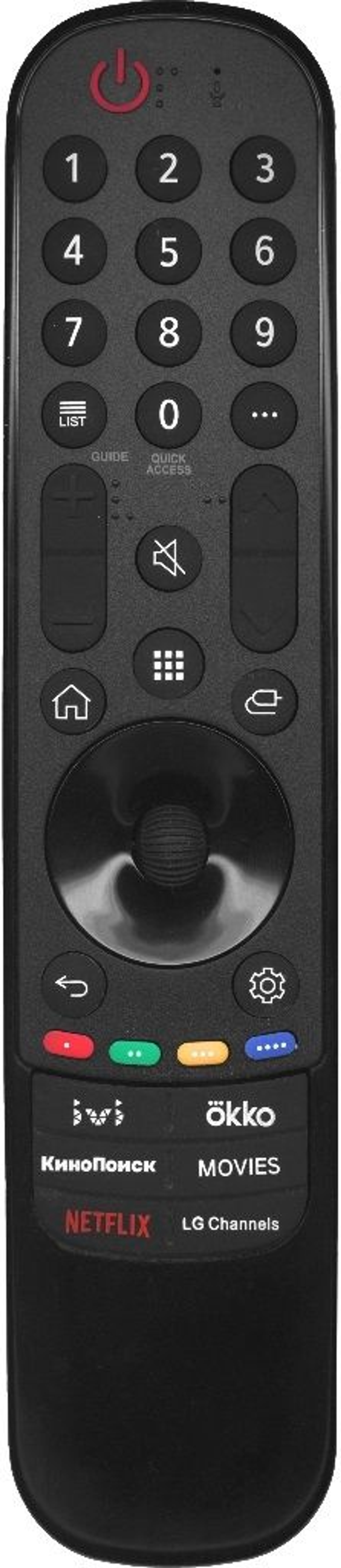 Пульт MR21GA-IR-RU универсальный пульт для LG на ик сигнале ( без голоса)