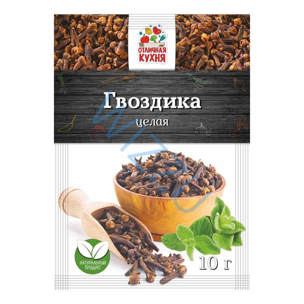 Гвоздика целая 10гр *160 (8бл*20шт) Отличная Кухня