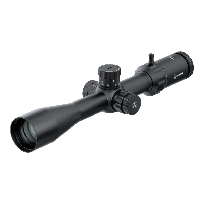 Оптический прицел ARKON Model C 4-16x44 / Аркон Модель Ц4 16 44 - вид спереди и сбоку, 3D-рендер