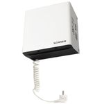 Сушилка для рук SONNEN HDR-1200W, 1200 Вт, производство РОССИЯ, антивандальная, сталь, белая, 701870