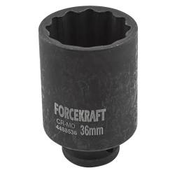 Головка ударная глубокая 36мм 12гр.,1/2'' FORCEKRAFT FK-4488536