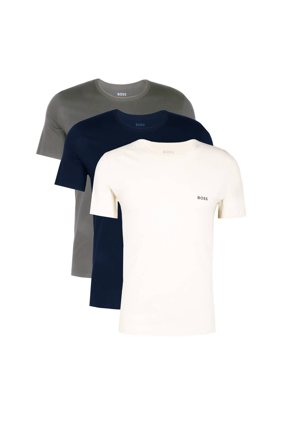 Футболка 3шт. BOSS BLACK - белый(50475284)