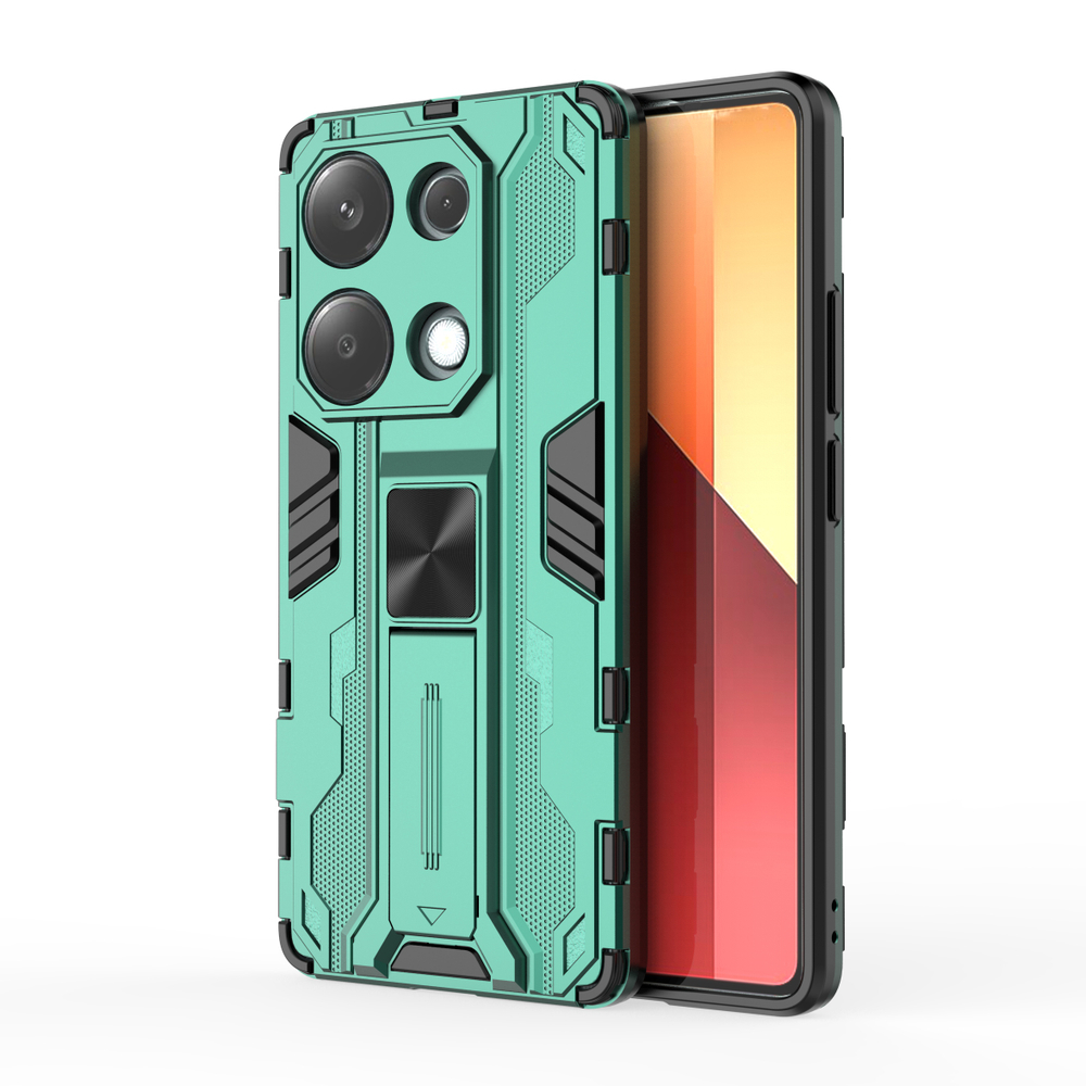 Противоударный чехол с подставкой Transformer для Poco M6 Pro 4G
