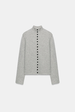 КУРТКА ИЗ 100% ШЕРСТИ С ВОРОТНИКОМ-СТОЙКОЙ — ZARA