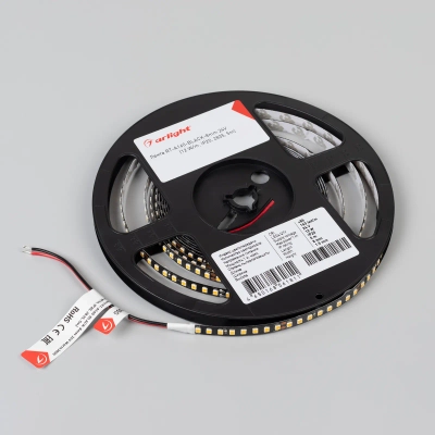 Лента RT-A160-BLACK-8mm 24V Day4000 (12 W/m, IP20, 5m) (Arlight, -)