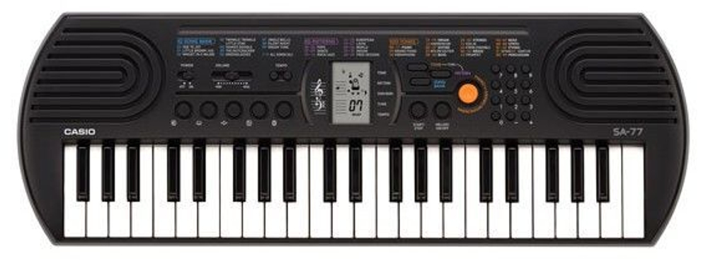 Синтезатор Casio SА-77 44 клав. серый