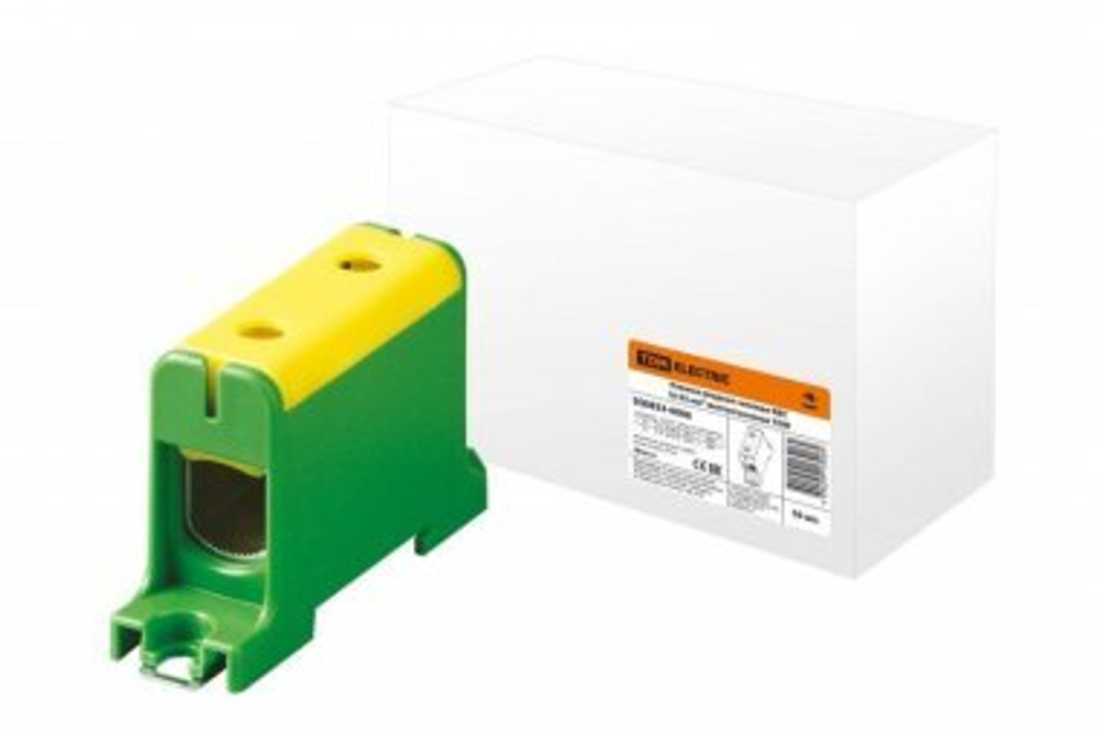Клемма вводная силовая КВС 16-95 кв.мм. желтая/зеленая TDM  SQ0833-0006
