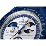 SWATCH Omega MOONSWATCH SNOOPY Collaboration Quartz Movement Men's Watches Watch 42mm White Dial