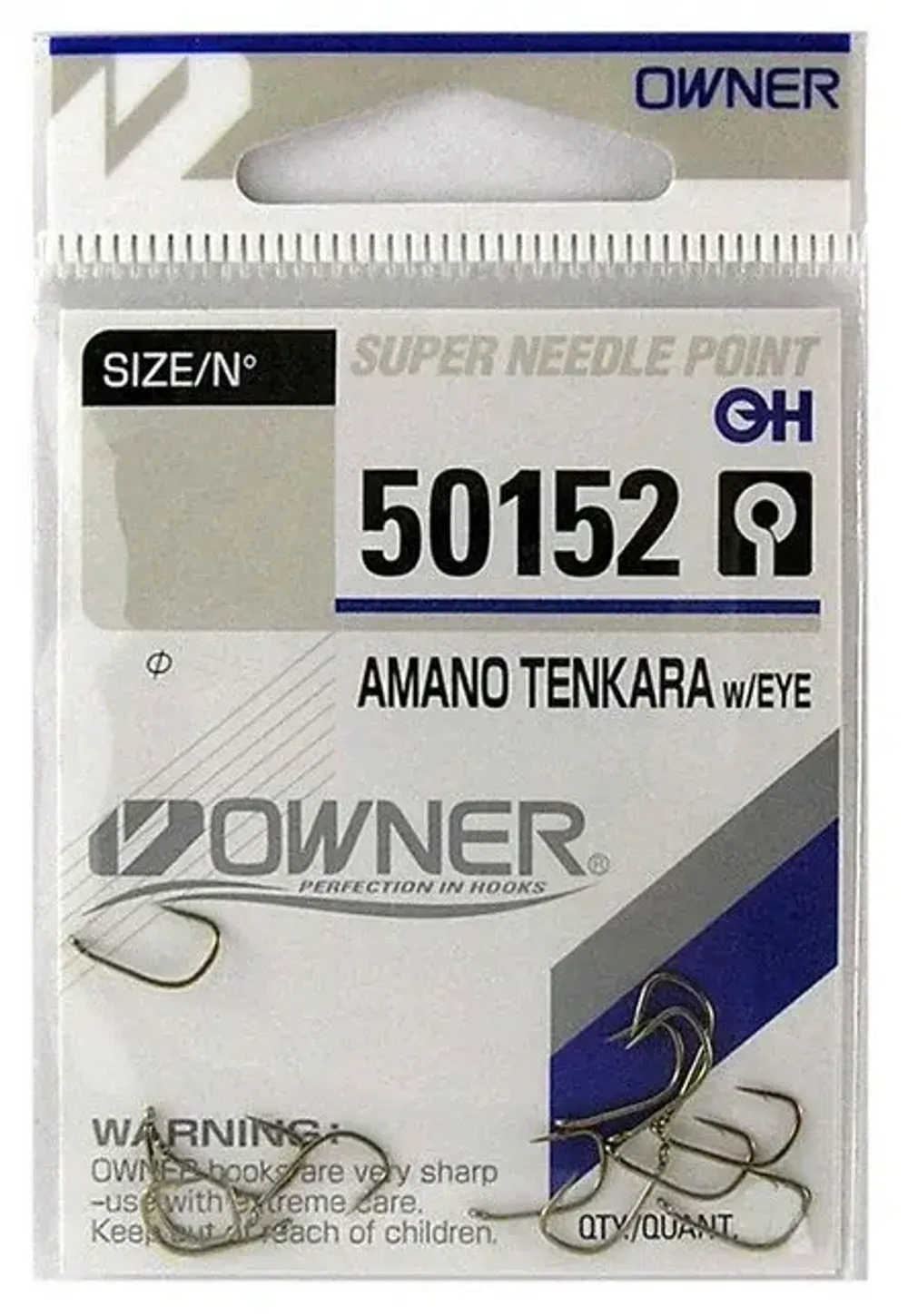 Крючок OWNER AMANO TENKARA w/eye brown №10 13шт