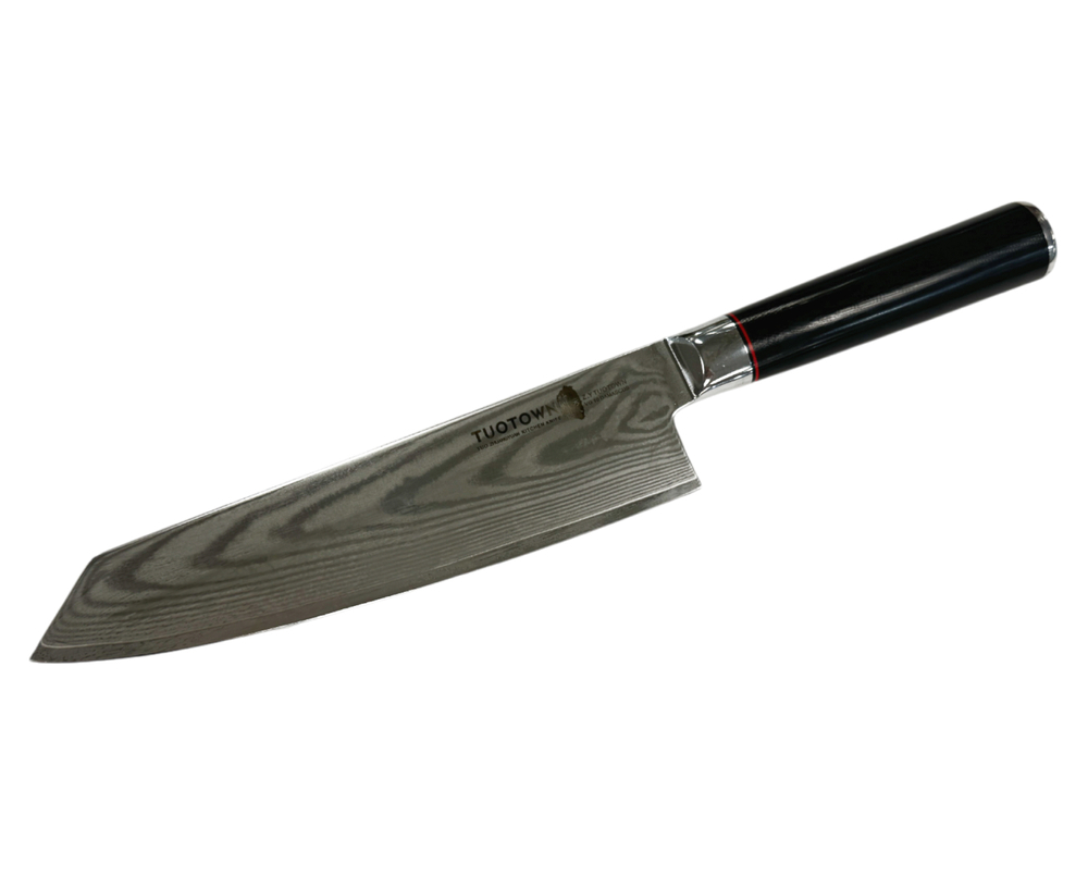 Кухонный нож Шеф Kiritsuke TuoTown FT-series 20см,VG10, DAMASCUS, G10, арт.218002