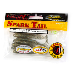 Виброхвосты съедобные LJ Pro Series Spark Tail 3,0in (7,6 см), цв. S08, 7 шт.