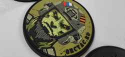 Шеврон Русский Орк ПВХ олива
