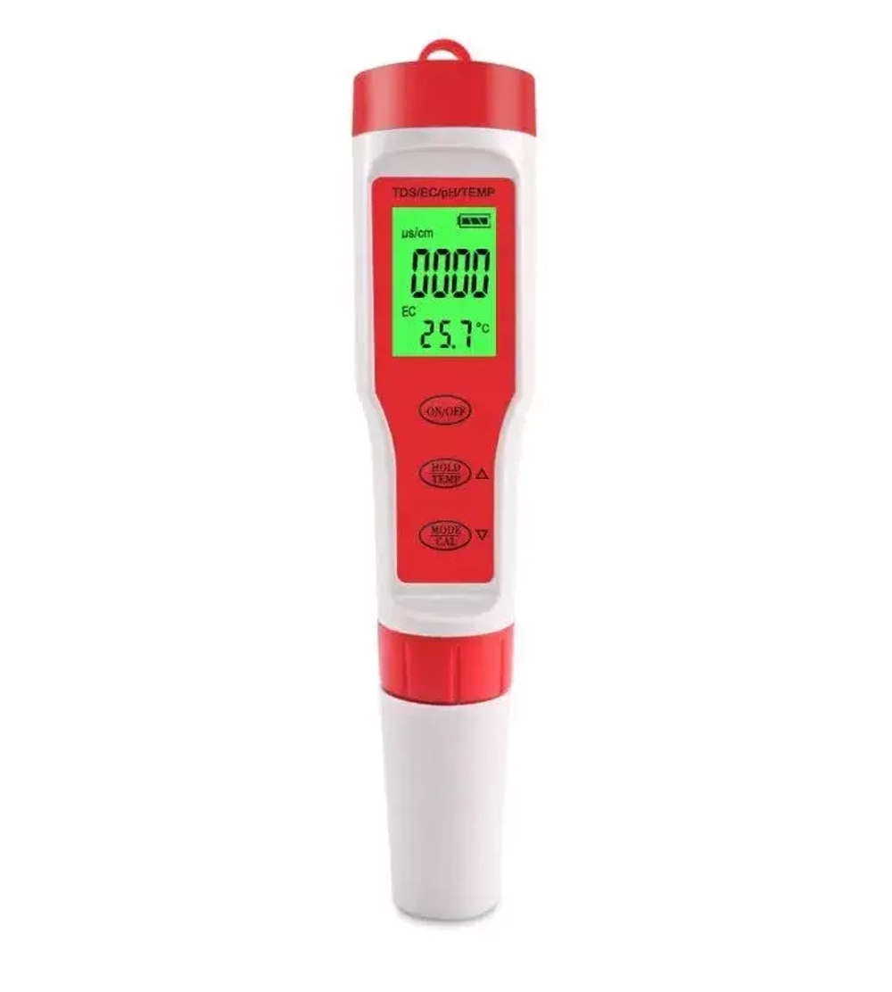 Тестер качества воды многофункциональный 4 в 1 / PH метр, TDS, ES метр, Temp