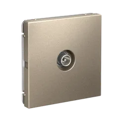Розетка телевизионная проходная 4DB Systeme Electric ArtGallery Шампань GAL000592