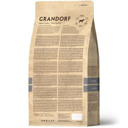 Grandorf Rabbit & Turkey, Adult Sterilized для стерилизованных кошек и кастрированных котов (Кролик с индейкой)
