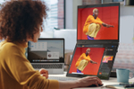 16" Портативный двойной сенсорный монитор с откидной подставкой Delta Pro Touch WQXGA IPS 2560x1600, 60 Гц