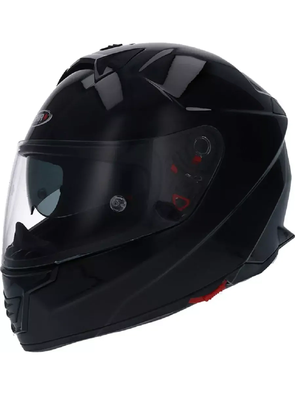 Шлем SHIRO SH351 MONOCOLOR black L