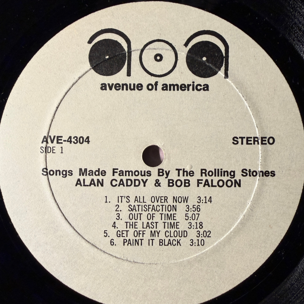 Alan Caddy And Bob Faloon ‎– Songs Made Famous By The Rolling Stones (Канада)Т