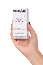 ПРЕЗЕРВАТИВЫ MASCULAN 4 ULTRA Safe Black (УЛЬТРАПРОЧНЫЕ)
