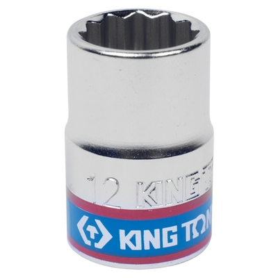 KING TONY (333012M) Головка торцевая стандартная двенадцатигранная 3/8", 12 мм