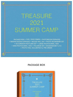 видео TREASURE - TREASURE 2021 SUMMER CAMP (DVD)