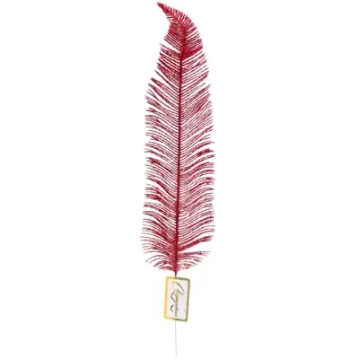 Ветка декоративная «Богемный стиль» 56 см, Рубин