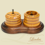 Тумблерный ретро выключатель Бамбук Lindas 34425-B / 1 Группа света