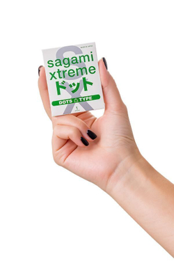 Sagami Xtreme Type-E - Презервативы латексные, с точечной текстурой, 1шт.