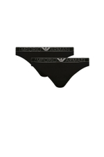 стринги 2 пары Emporio Armani - черный(163337 2R235)