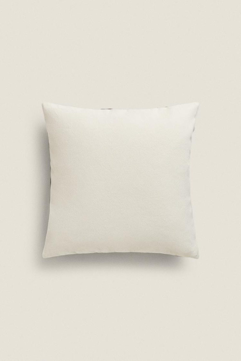ZARA HOME ХЛОПКОВЫЙ ЧЕХОЛ ДЛЯ ДЕКОРАТИВНОЙ ПОДУШКИ, ТЕМНО-ОЛИВКОВЫЙ