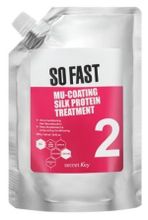 Secret Key So Fast Маска для волос с эффектом ламинирования Mu-Coating Silk Protein Treatment 480 г
