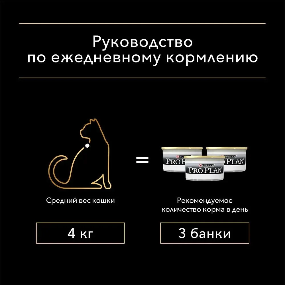 Корм для кошек Pro Plan DELICATE, паштет со вкусом индейки, для чувствительного пищеварения