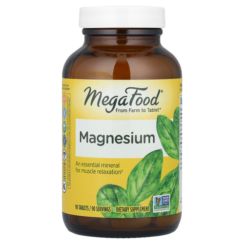 MegaFood, магний, 90 таблеток