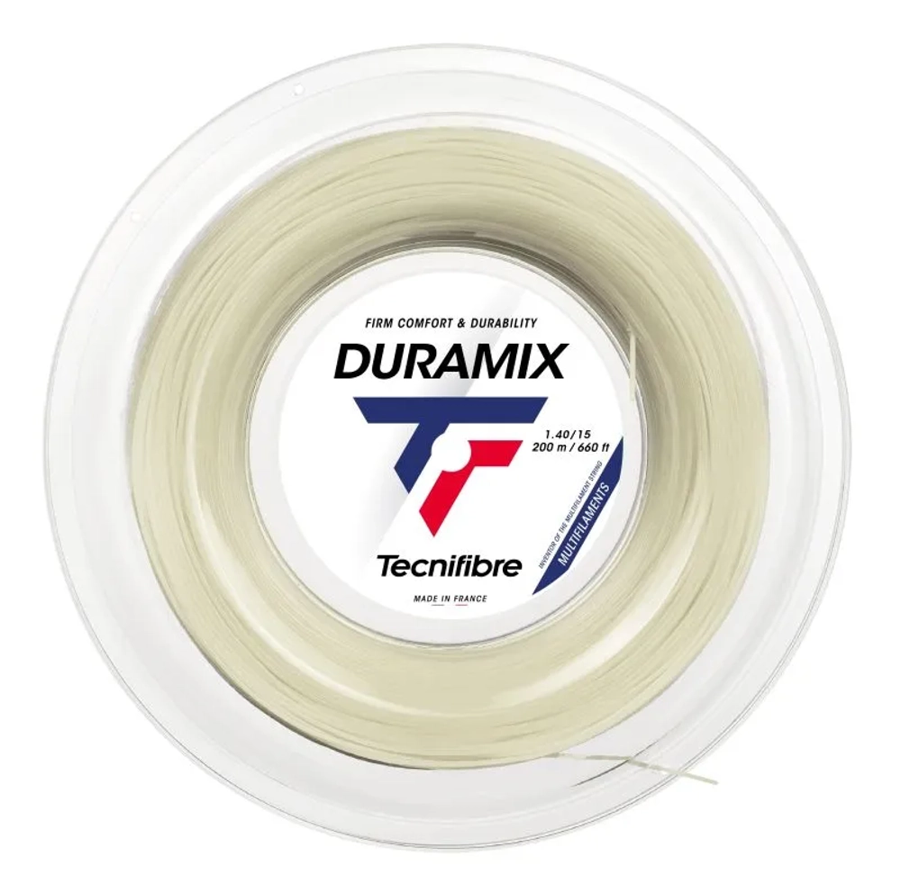 Струны теннисные Tecnifibre Duramix HD (200 m) - natural