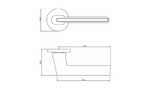 Ручка ADDENBAU RIVER S-486 CHROM/BLACK