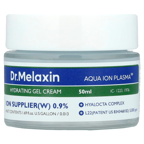 Dr.Melaxin, Aqua Ion Plasma Hydrating Gel Cream, 50 мл (1,69 жидк. Унции)
