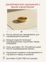 Кольцо с муассанитом принцесса, серебро 925, родий