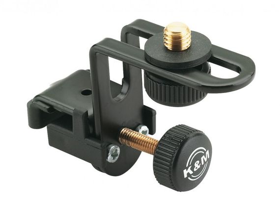 K&amp;M 24030-300-55 держатель для микрофона с креплением на обод барабана