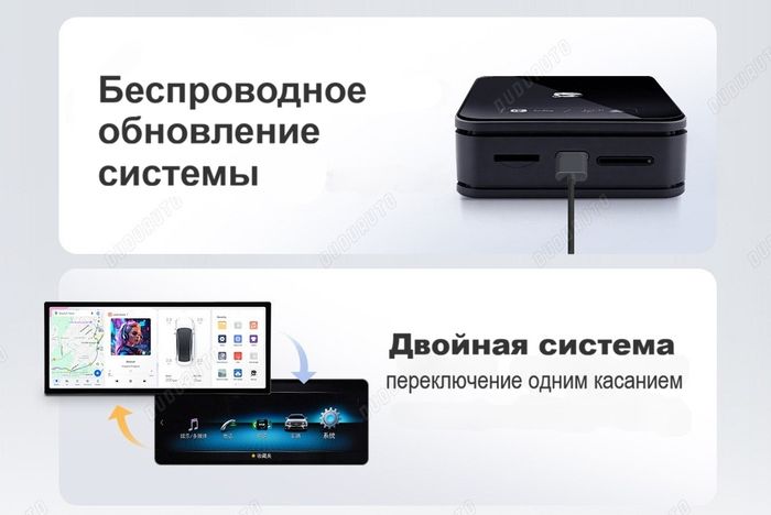 Мультимедиа блок для Toyota 2019+ со штатным USB CarPlay - Kuberg DUDU на Android 13, Быстрая, 4G SIM-слот