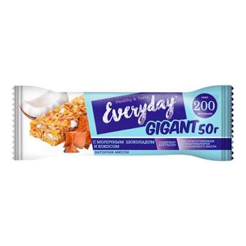 Батончик Everyday Гигант с молочн шок и кокосом 50г