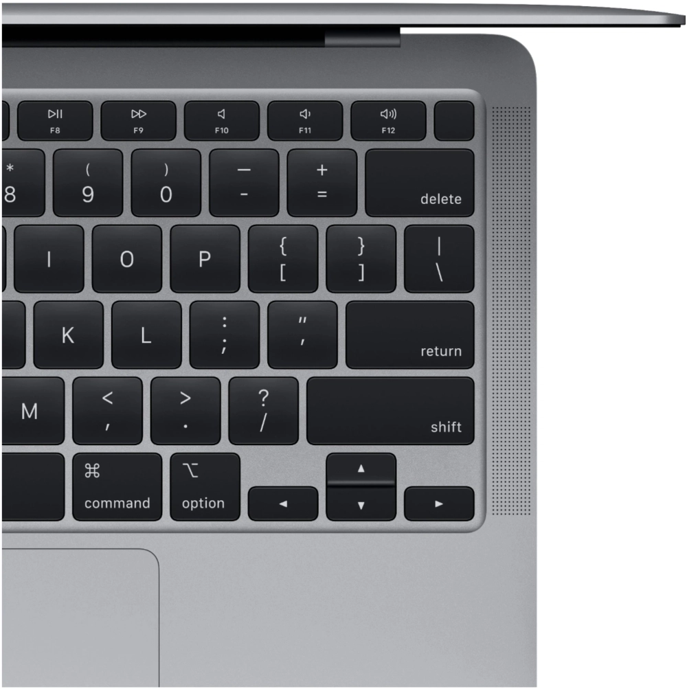 Ноутбук Apple MacBook Air A2337 M1 8 core 8Gb SSD256Gb/7 core GPU 13.3" IPS (2560x1600) macOS grey space WiFi BT Cam (MGN63HN/A)
